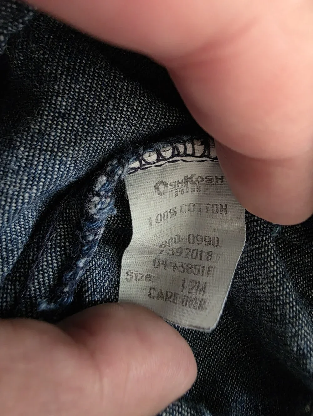 VTG Osh Kosh B'Gosh Denim Blue Kids Bubble Overalls - Classic Denim